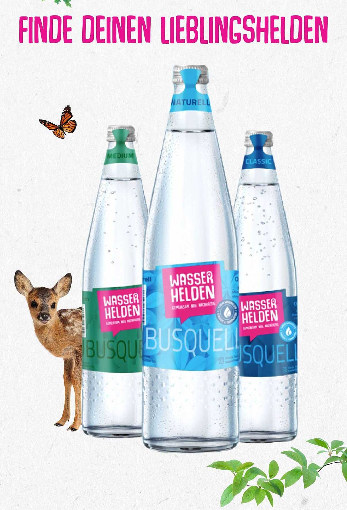 Wasser Helden von Busquell - Erfrischung der Extraklasse