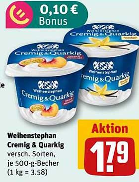 Weihenstephan Cremig & Quarkig 500 g – Aktion!