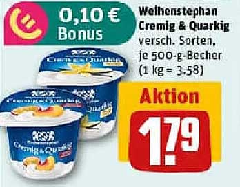 Weihenstephan Cremig & Quarkig – 500-g-Becher, verschiedene Sorten