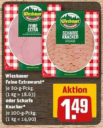 Wiesbauer Feine Extrawurst oder Scharfe Knacker