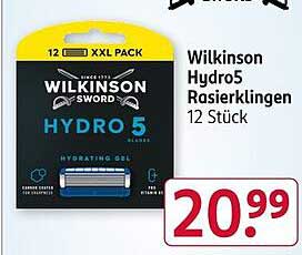 Wilkinson Hydro5 Rasierklingen 12 Stück