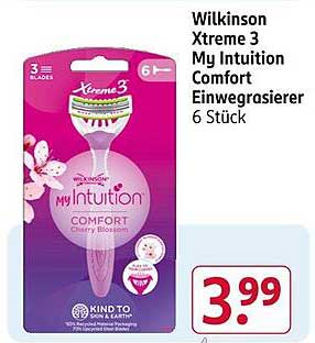 Wilkinson Xtreme 3 My Intuition Comfort Einwegrasierer 6 Stück