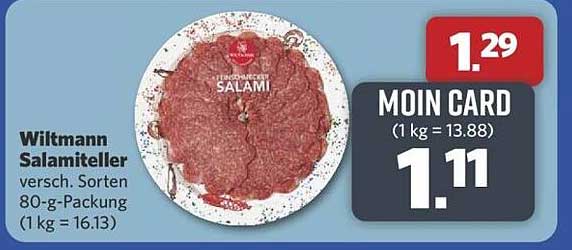 Wiltmann Salamiteller 80-g-Packung
