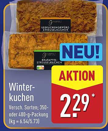 Winterkuchen - Verschiedene Sorten, 350- oder 400-g-Packung