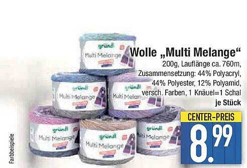 Wolle „Multi Melange“