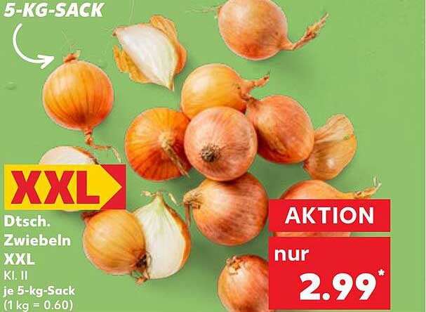 XXL Deutsche Zwiebeln im 5-kg-Sack