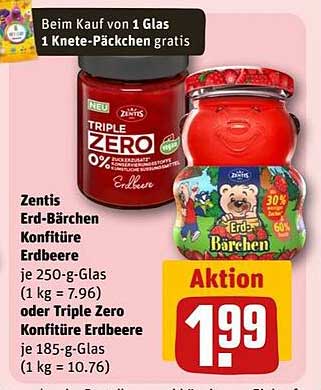 Zentis Erd-Bärchen Konfitüre Erdbeere