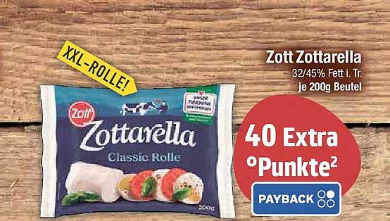 Zott Zottarella Classic Rolle – XXL-Rolle für Feinschmecker
