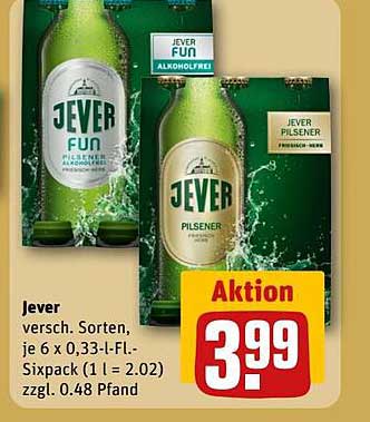 Verwunderlich Jever Pils Angebot Rewe Bilder