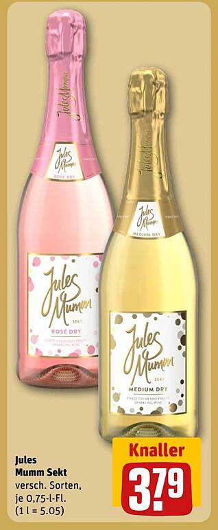 Wunderschne Rewe Mumm Sekt Angebot Fotos