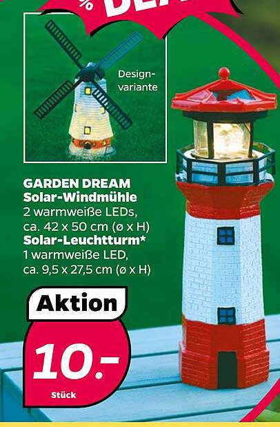 GARDEN DREAM Solar-Windmühle