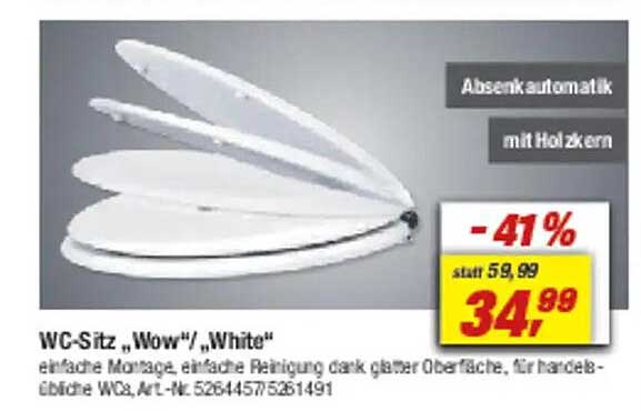 WC-Sitz „Wow“/„White“