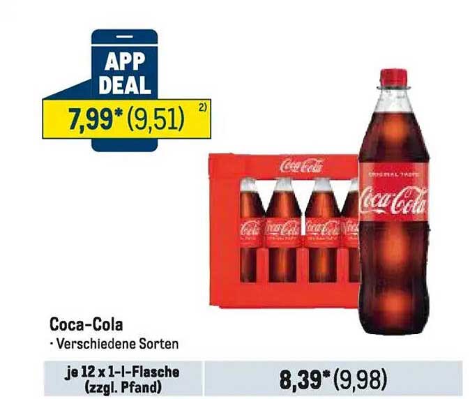 Coca-Cola - Verschiedene Sorten