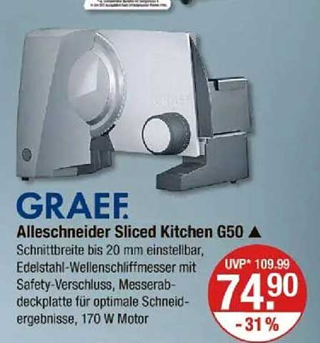 GRAEF Alles Schneider Sliced Kitchen G50