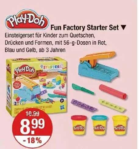 Play-Doh Fun Factory Starter Set