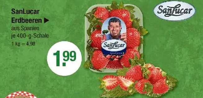 SanLucar Erdbeeren - 400-g-Schale aus Spanien