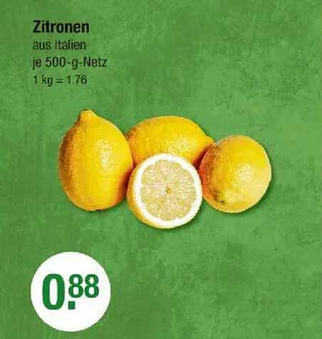 Zitronen aus Italien je 500-g-Netz