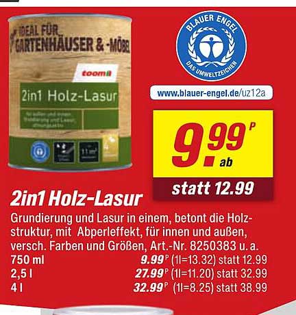2in1 Holz-Lasur