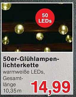 50er-Glühlampenlichterkette