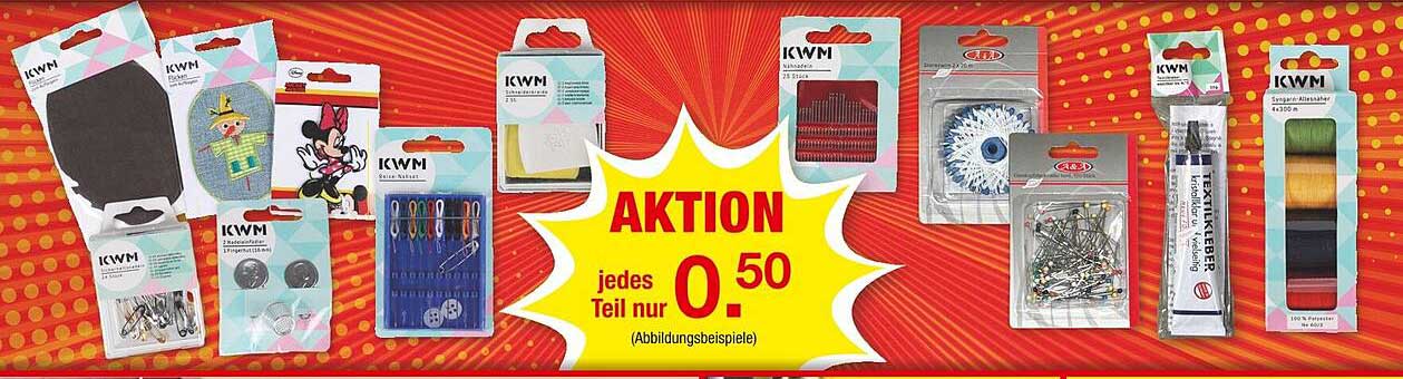 Aktion: Jedes Teil nur 0,50 €!
