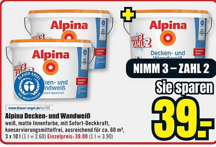 Alpina Decken- und Wandweiß