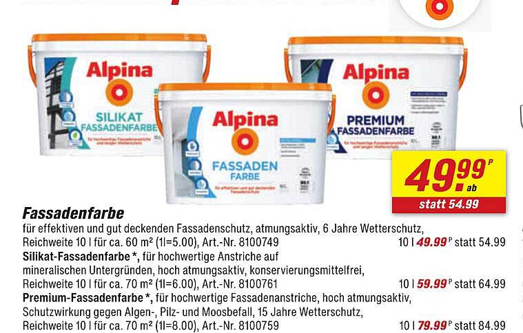 Alpina Fassadenfarbe – für optimalen Schutz und langlebige Ergebnisse
