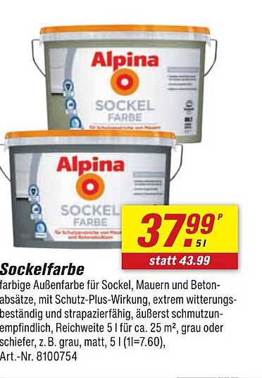 Alpina Sockelfarbe