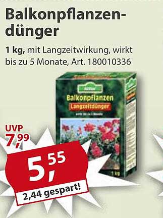 Balkonpflanzendünger 1 kg mit Langzeitwirkung
