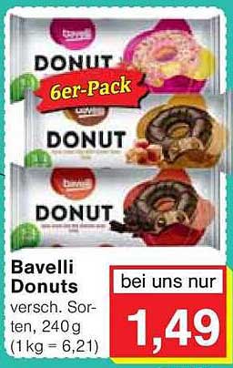 Bavelli Donuts im 6er-Pack