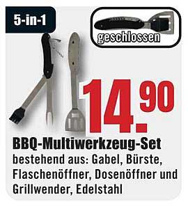BBQ-Multiwerkzeug-Set 5-in-1