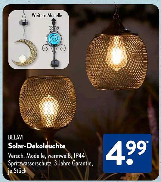 BELAVI Solar-Dekoleuchte