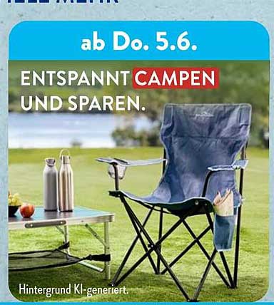 Campingstuhl - Ideal für entspannte Tage im Freien