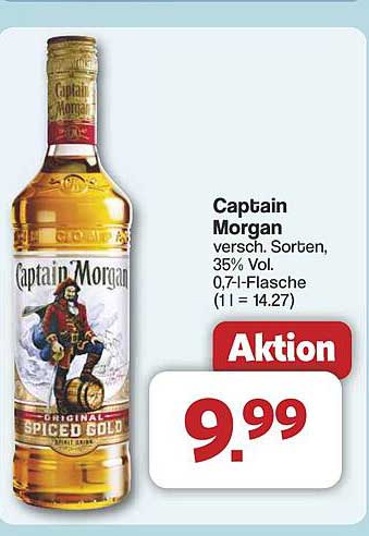 Captain Morgan Spiced Gold 0,7 l