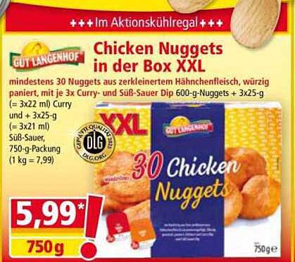 Chicken Nuggets in der Box XXL