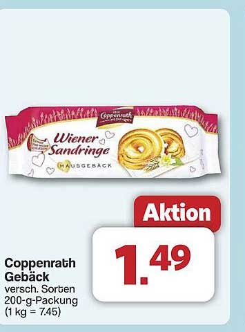 Coppenrath Gebäck - Wiener Sandringe 200g-Packung