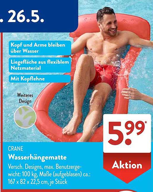 CRANE Wasserhängematte