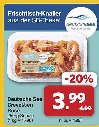 Deutsche See Crevetten Rosé