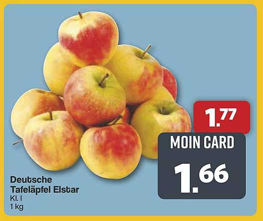 Deutsche Tafeläpfel Elstar Kl. I 1 kg