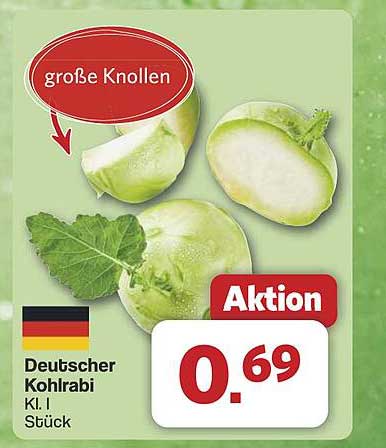 Deutscher Kohlrabi Kl. I Stück