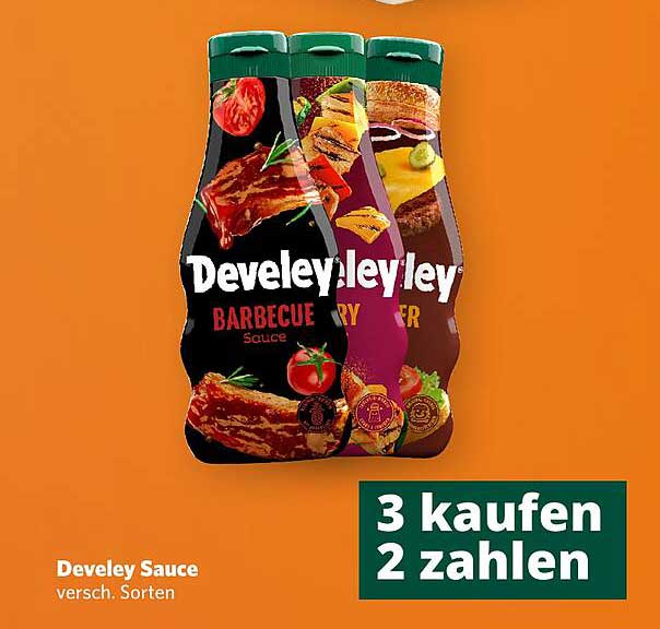 Develey Sauce - 3 kaufen, 2 zahlen