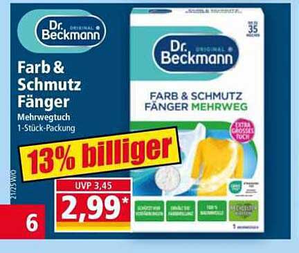 Dr. Beckmann Farb & Schmutzfänger Mehrwegtuch 1-Stück-Packung