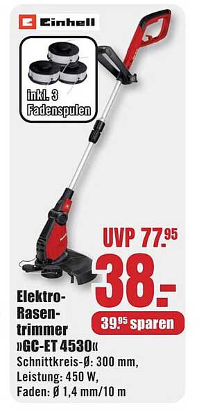 Elektro-Rasentrimmer »GC-ET 4530«