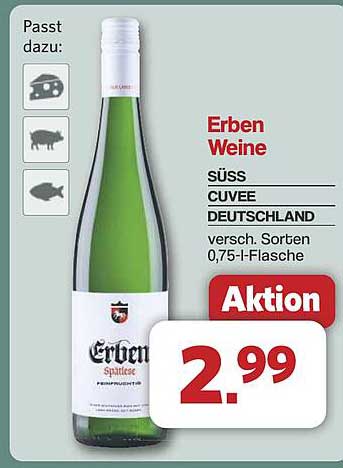 Erben Weine Süß Cuvee Deutschland 0,75 l-Flasche