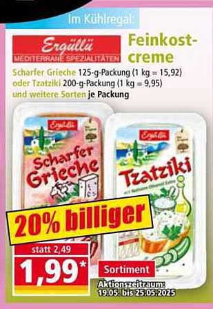 Ergüllü Feinkostcreme - Scharfer Grieche oder Tzatziki
