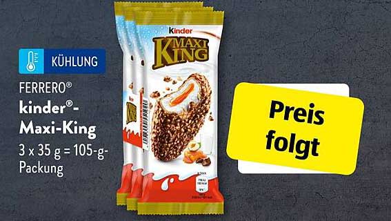 Ferrero kinder®-Maxi-King 3 x 35 g - 105-g-Packung