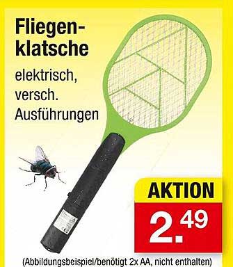 Fliegenklatsche elektr. versch. Ausführungen