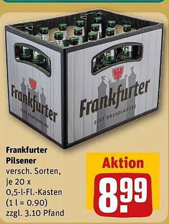Frankfurter Pilsener 20 x 0,5 l Kasten