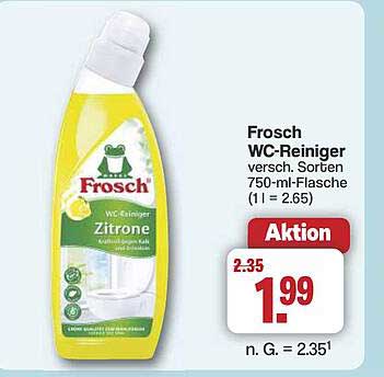 Frosch WC-Reiniger Zitrone 750 ml