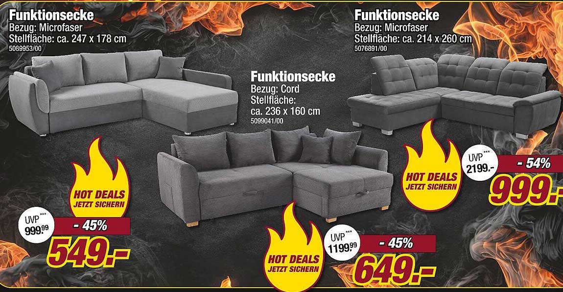 Funktionsecke aus Microfaser