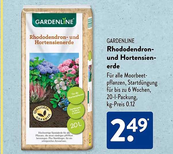 GARDENLINE Rhododendron- und Hortensienerde